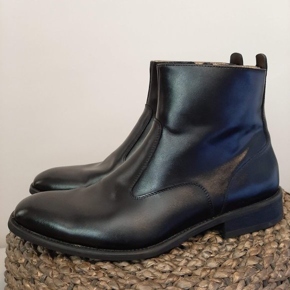 SOLD! Giorgio Brutini Mens Black Leather Boot 11.5 - Picture 5 of 9